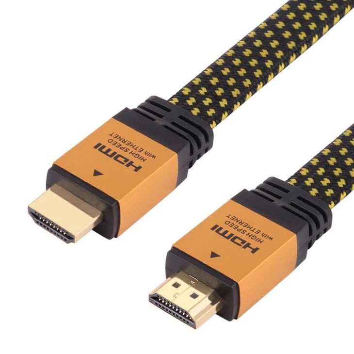 HDMI 2.0 4K Flat Nylon Braided Cable.First 1 -3M HDMI 2.0 4K Flat Nylon Braided Cable.First 1 -3M